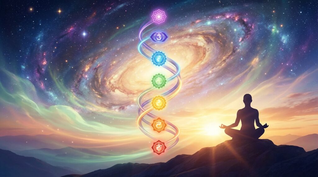 “Unlocking Divine Consciousness: Exploring the Journey of the 12 Chakras”